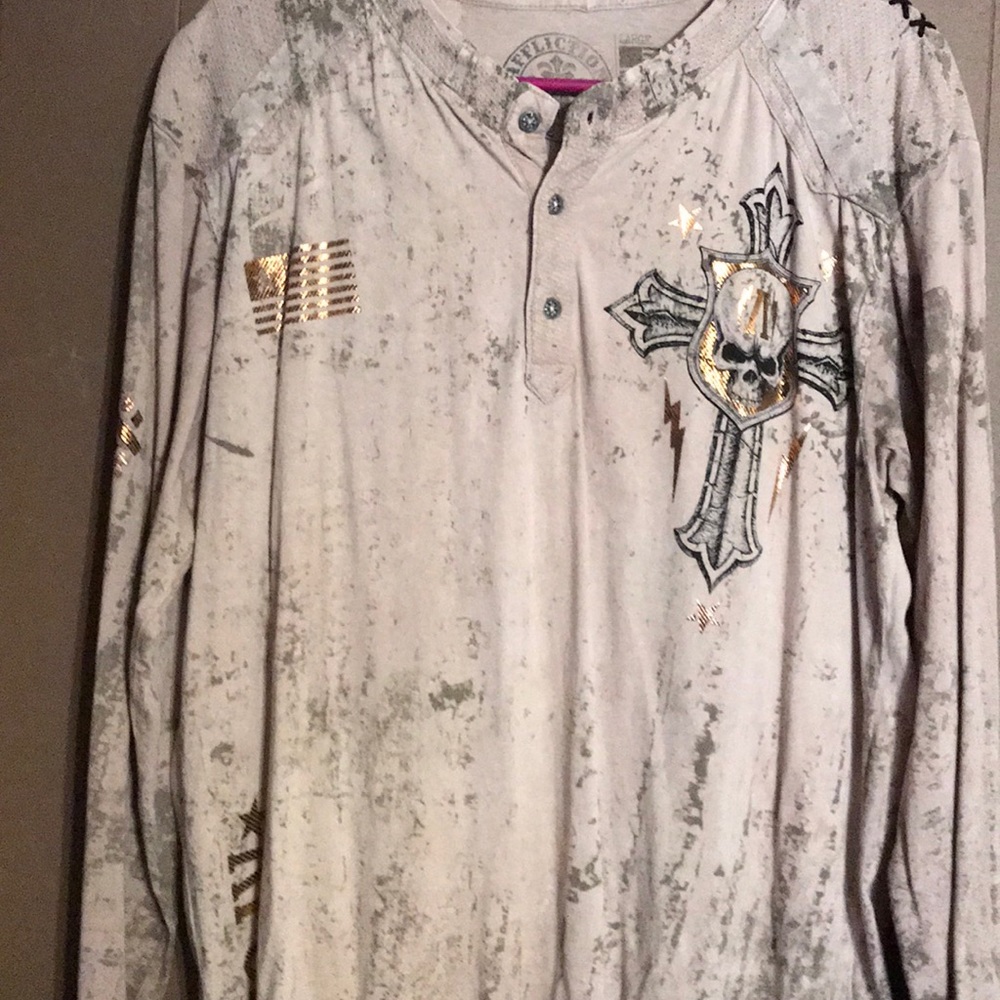Affliction live fast shirt